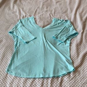 Express Double V-Neck Shirt